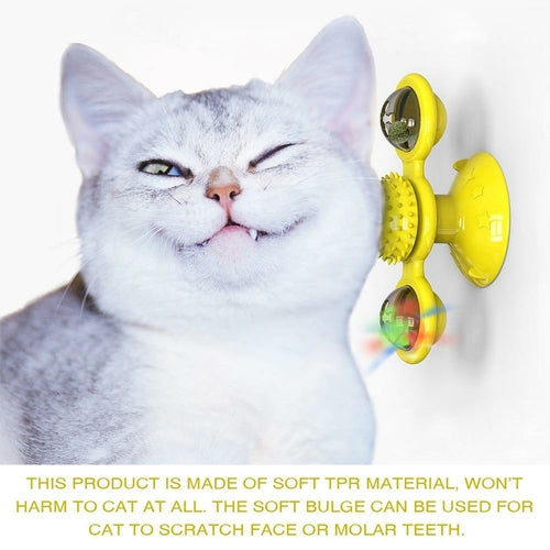 Balles LED tournantes pour chats